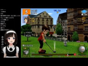 【みんなのGOLF3】みんゴル3初見プレイ！はじめてのゴルフチャレンジ6日目！コーチ求む！【目指せアルバトロス！】女性実況