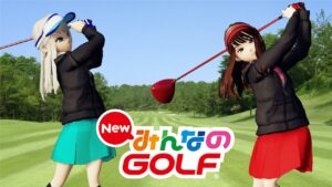 【#Newみんなのゴルフ】巫女狐がのんびりゴルフ HOLE3【#Vtuber】