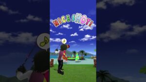 アプリ版みんゴル 初ホールインワン出たよ！