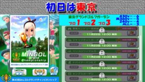 【みんｺﾞﾙ ｱﾌﾟﾘ】第４０回ＭＧＣ本戦実況20221121～★１ 初日 東京