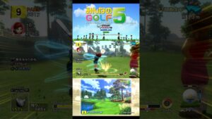 【みんなのゴルフ５】VTR2 秘技、旗包み！！  #Shorts