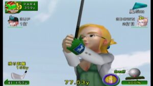 わいわいゴルフ（GC） ツアーモード Part17 VS ロゼッタ