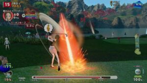 Newみんなのゴルフ エアースパイラル(レア)と普通のスパイラルショット